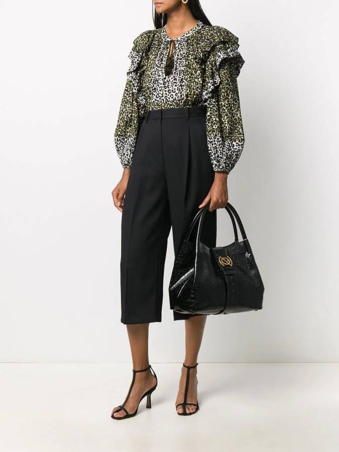 Michael Kors Geplooide culotte Zwart