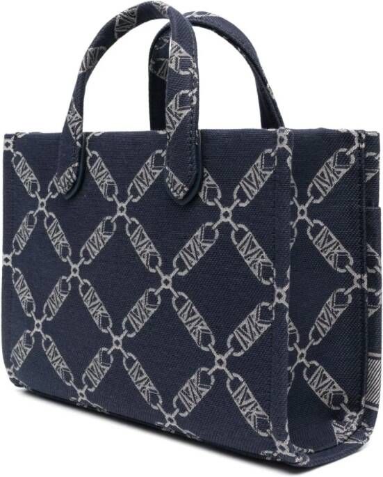 Michael Kors Shopper met jacquard Blauw