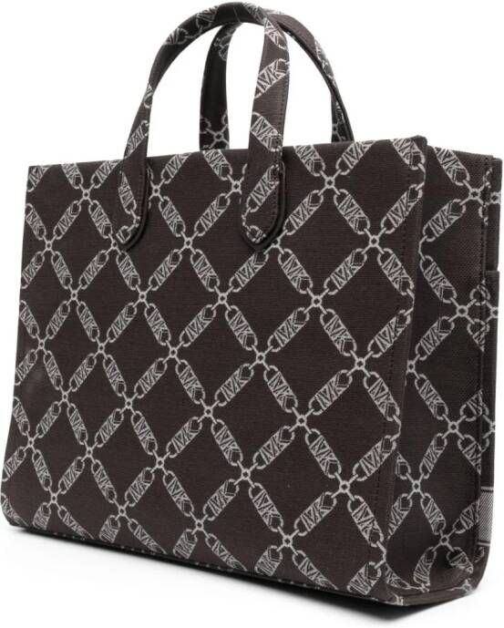 Michael Kors Gigi katoenen shopper Bruin