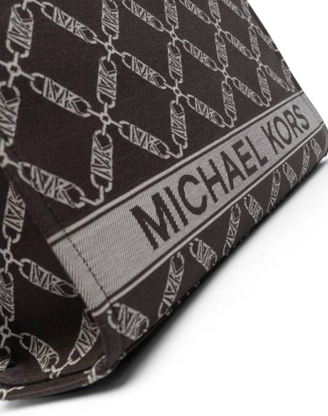 Michael Kors Gigi katoenen shopper Bruin