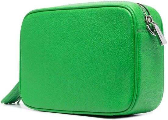 Michael Kors Ginny leren crossbodytas Groen