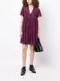 Michael Kors Jurk met ruches Paars - Thumbnail 2
