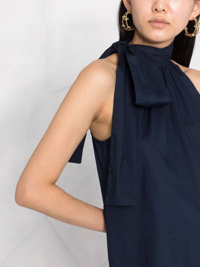 Michael Kors Haltertop met strik Blauw