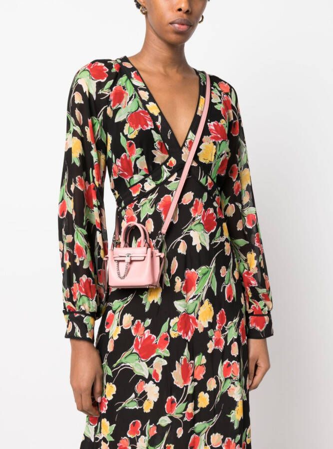 Michael Kors Hamilton Legacy leren bucket-tas Roze