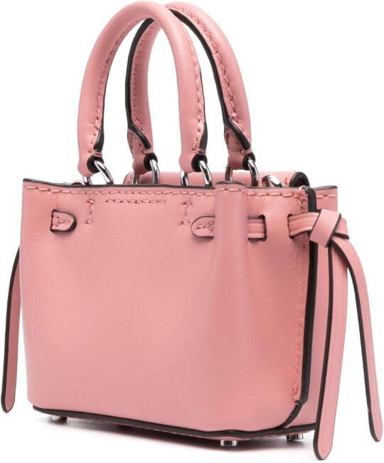 Michael Kors Hamilton Legacy leren bucket-tas Roze