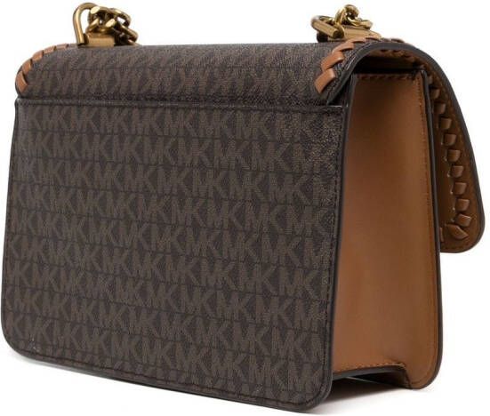 Michael Kors Heather grote schoudertas Bruin