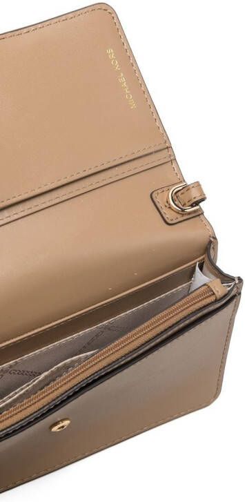 Michael Kors Heather leren crossbodytas Bruin