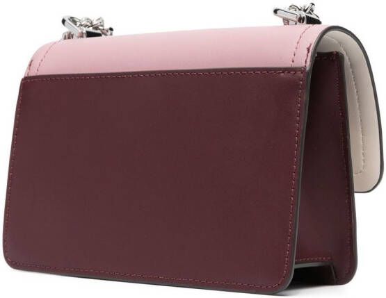 Michael Kors Heather schoudertas met colourblocking Roze