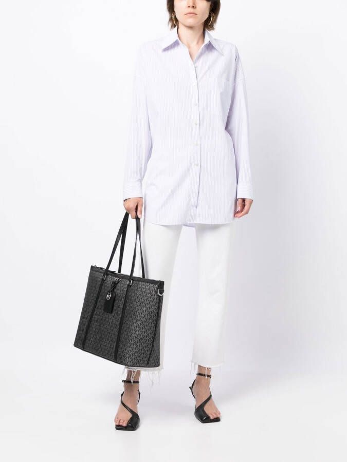 Michael Kors Heritage grote shopper Zwart