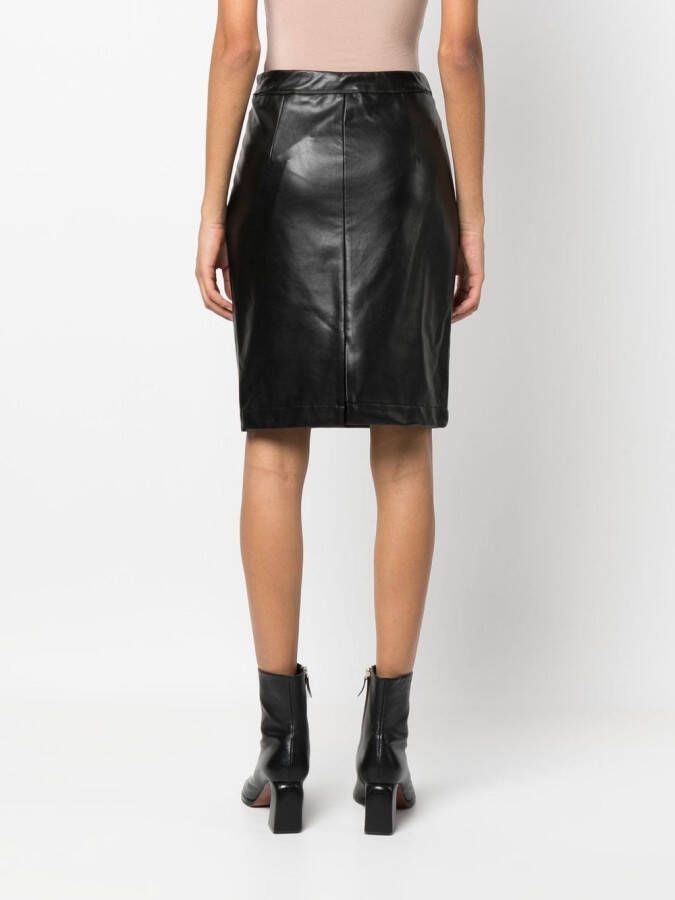 Michael Kors High waist kokerrok Zwart