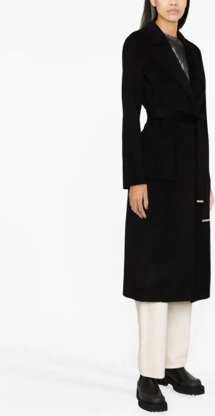 Michael Kors Jas met ceintuur Zwart