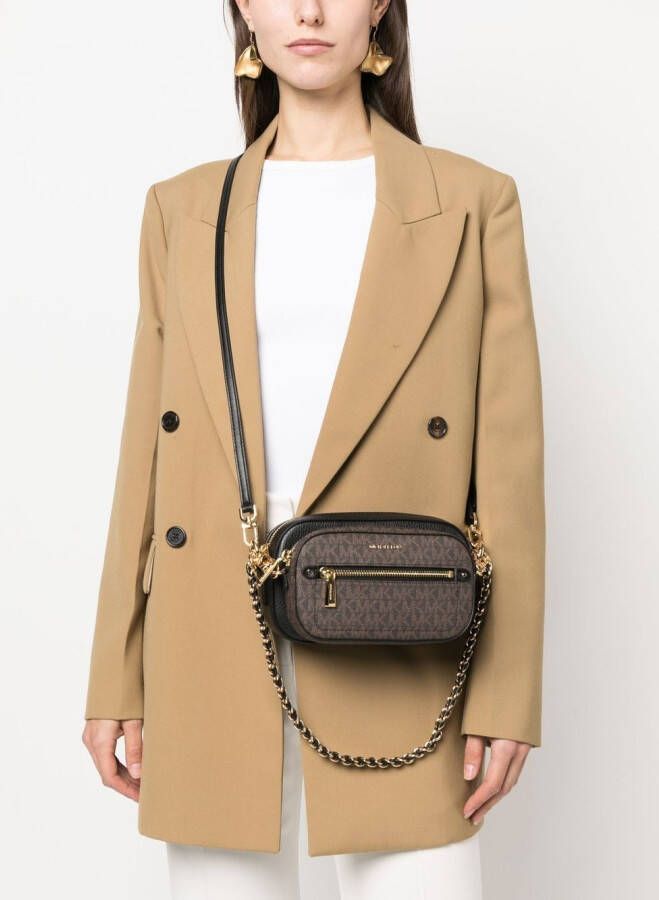 Michael Kors Jet Set crossbodytas Bruin