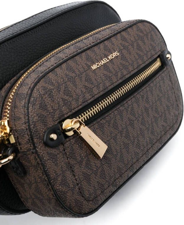 Michael Kors Jet Set crossbodytas Bruin