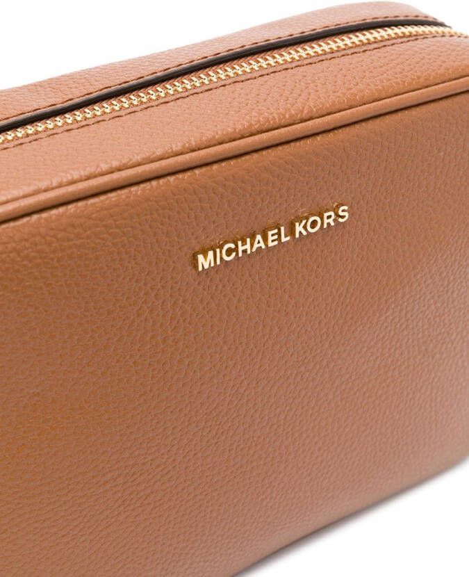 Michael Kors Jet Set crossbodytas Bruin