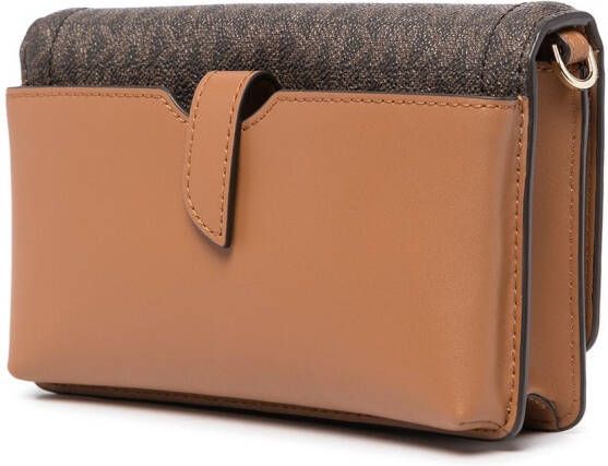 Michael Kors Jet Set crossbodytas met logoprint Bruin