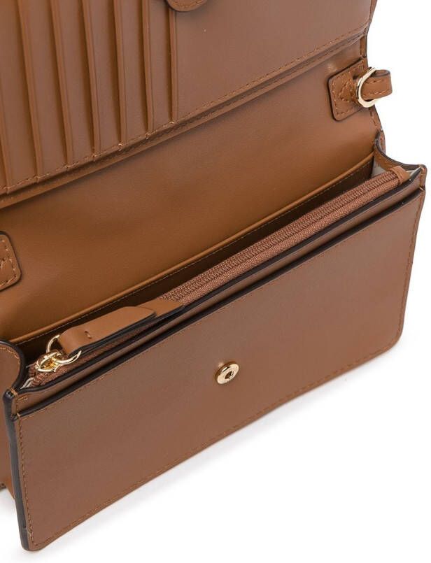 Michael Kors Jet Set crossbodytas met logoprint Bruin