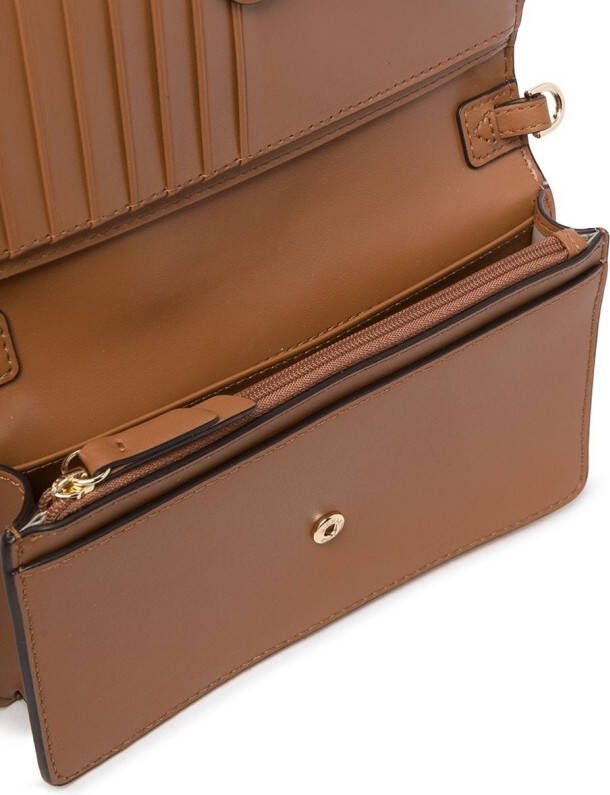 Michael Kors Jet Set crossbodytas met logoprint Bruin