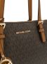 Michael Kors Jet Set draagtas met monogram Bruin - Thumbnail 6