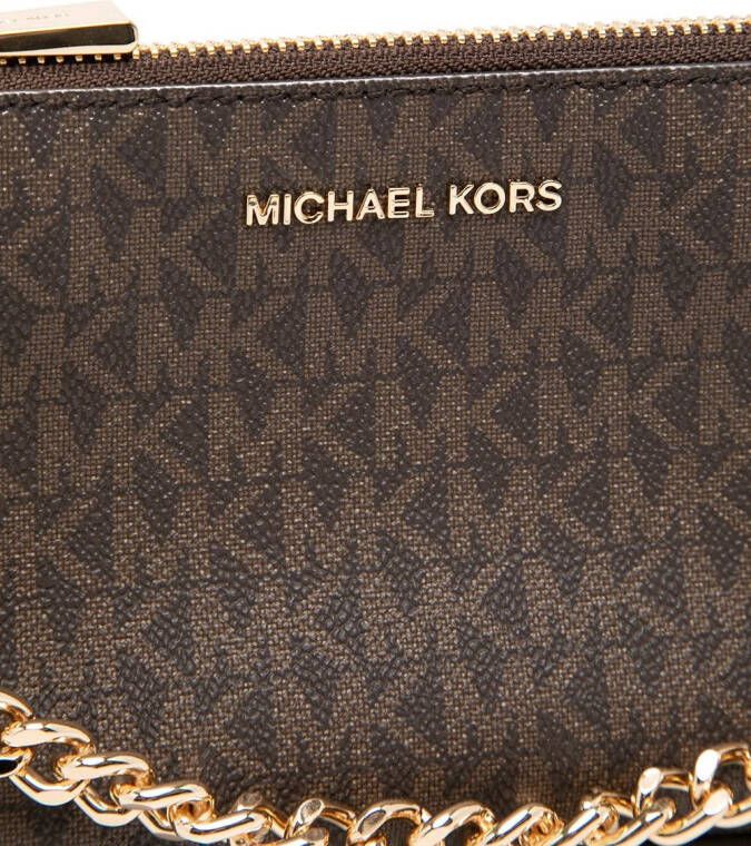 Michael Kors Jet Set schoudertas Bruin