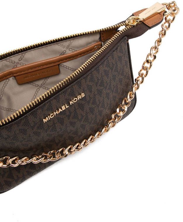 Michael Kors Jet Set schoudertas Bruin