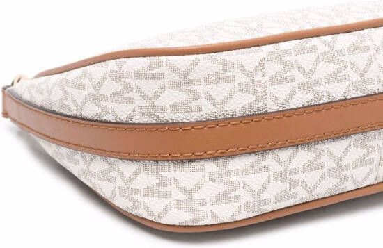 Michael Kors Jet Set schoudertas met logo Beige