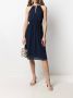 Michael Kors Jurk met halternek Blauw - Thumbnail 2