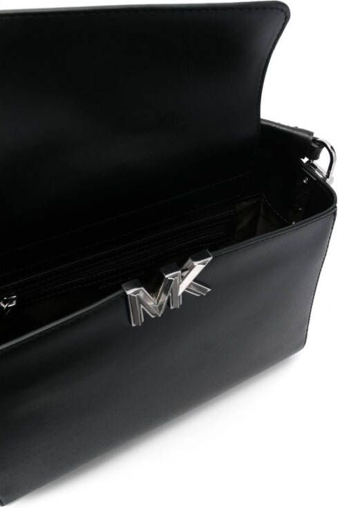 Michael Kors Karlie leren shopper Zwart