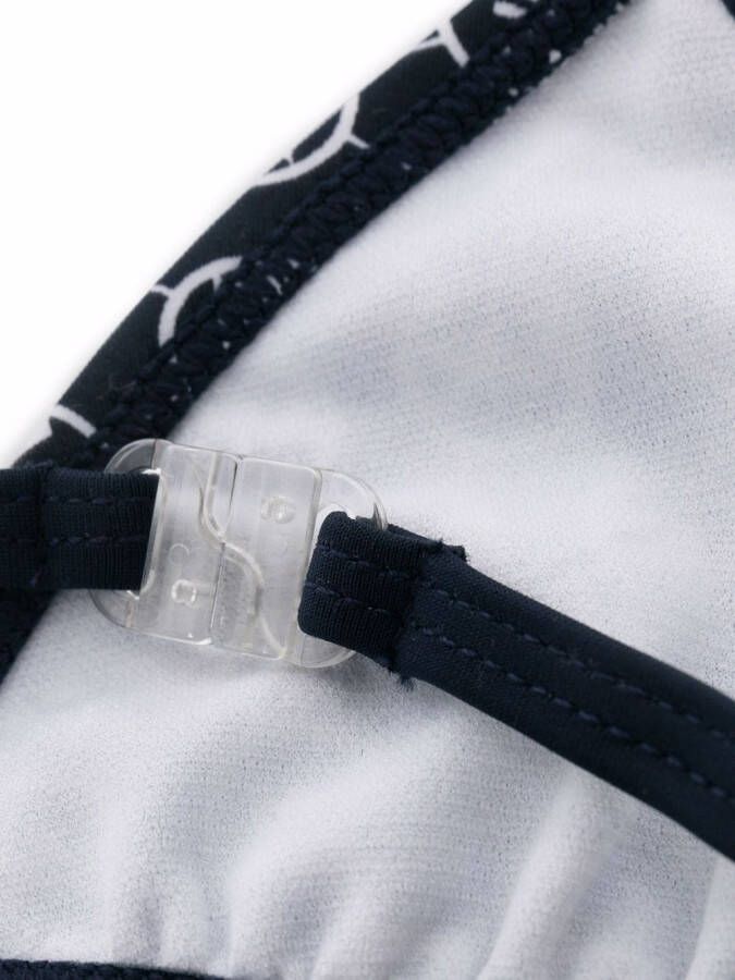 Michael Kors Kids Bikini met monogramprint Blauw
