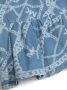 Michael Kors Kids chain-link print tiered skirt Blauw - Thumbnail 3