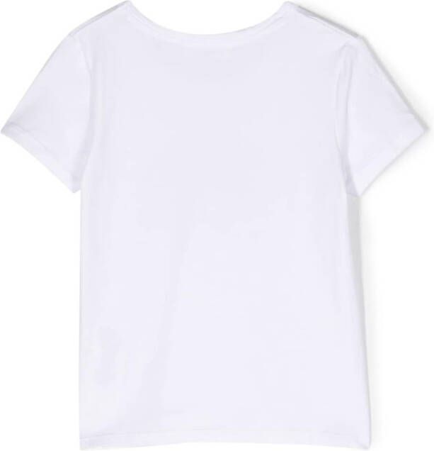 Michael Kors Kids graphic logo-print T-shirt Wit