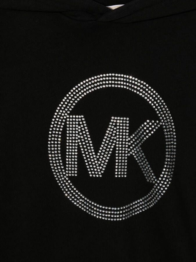 Michael Kors Kids Hoodie met logo Zwart