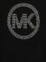 Michael Kors Kids Jurk met logo van stras Zwart - Thumbnail 3