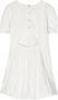 Michael Kors Kids Jurk met ruche afwerking Wit - Thumbnail 2