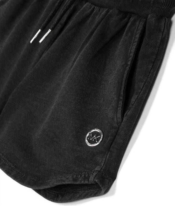 Michael Kors Kids Shorts met logoplakkaat Zwart