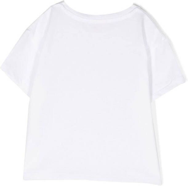 Michael Kors Kids T-shirt met logoprint Wit