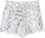 Michael Kors Kids Shorts met metallic-effect Wit - Thumbnail 2