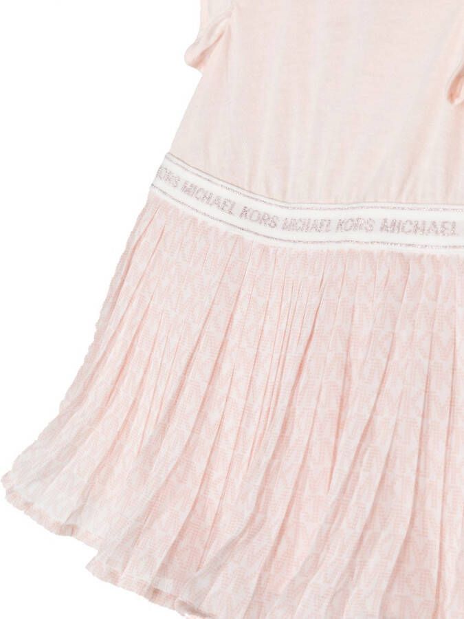 Michael Kors Kids Mouwloze jurk Roze