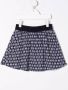 Michael Kors Kids Plooirok met monogramprint Blauw - Thumbnail 2