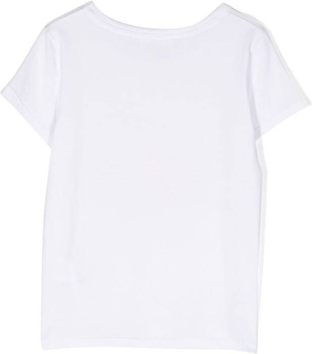 Michael Kors Kids T-shirt met pailletten Wit