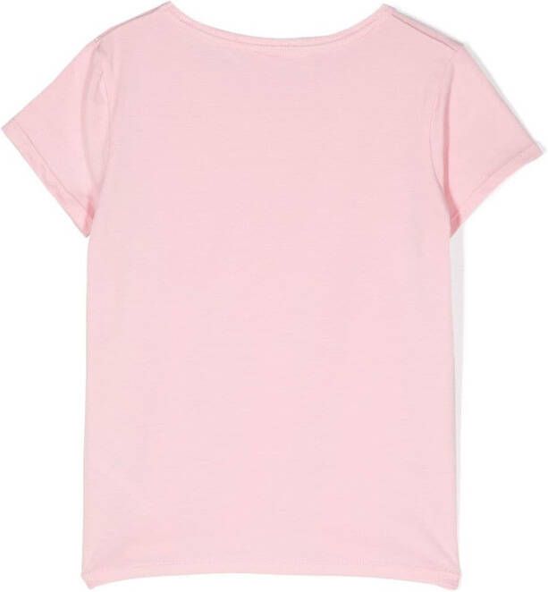 Michael Kors Kids T-shirt met ronde hals Roze