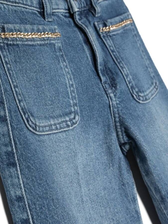 Michael Kors Kids Straight jeans Blauw