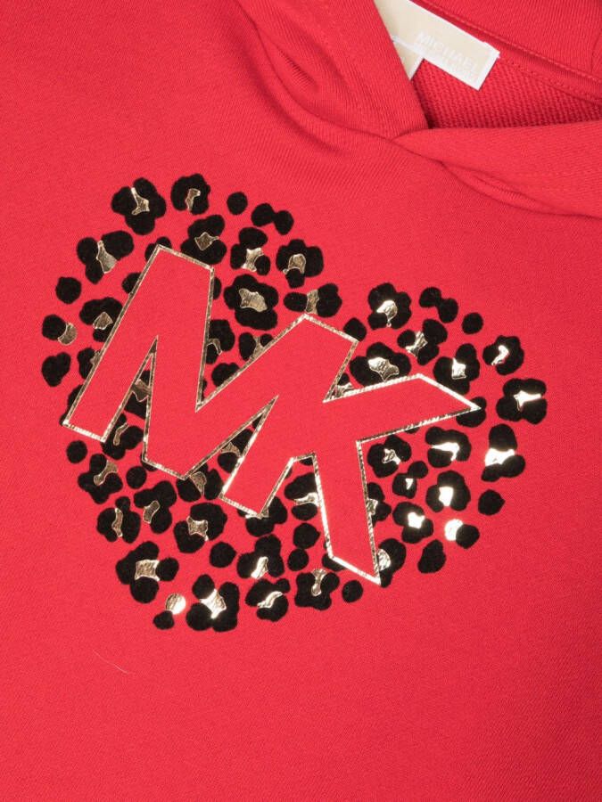 Michael Kors Kids Sweater met logoprint Rood