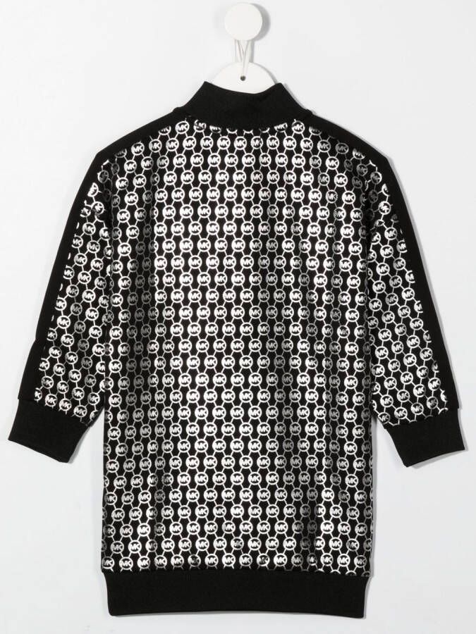 Michael Kors Kids Sweaterjurk met logoprint Zwart