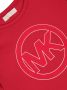 Michael Kors Kids T-shirt met logo-print Rood - Thumbnail 3