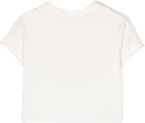 Michael Kors Kids T-shirt met logo-print Wit