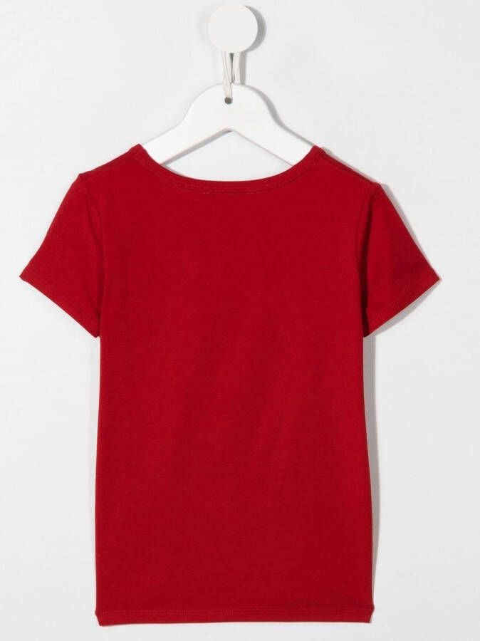 Michael Kors Kids T-shirt met logo Rood