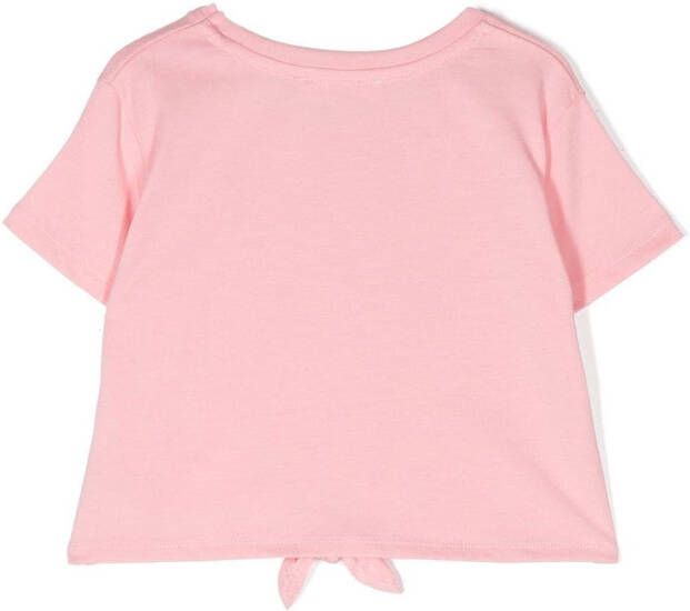 Michael Kors Kids T-shirt met logoprint Roze