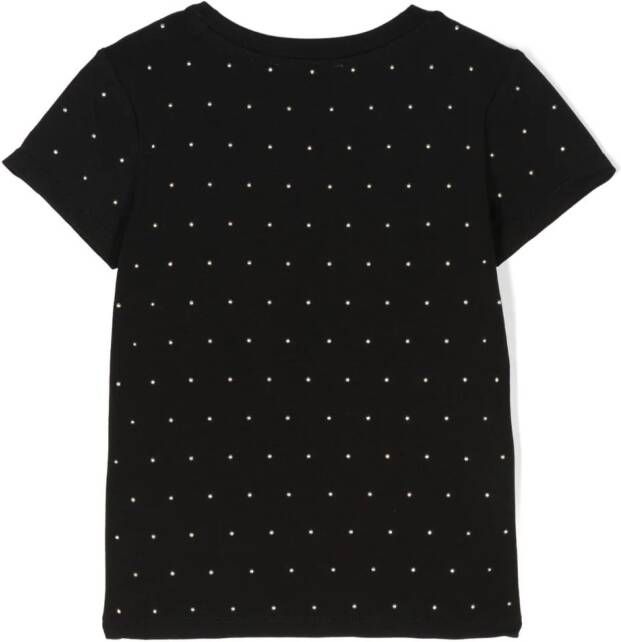 Michael Kors Kids T-shirt verfraaid met studs Zwart