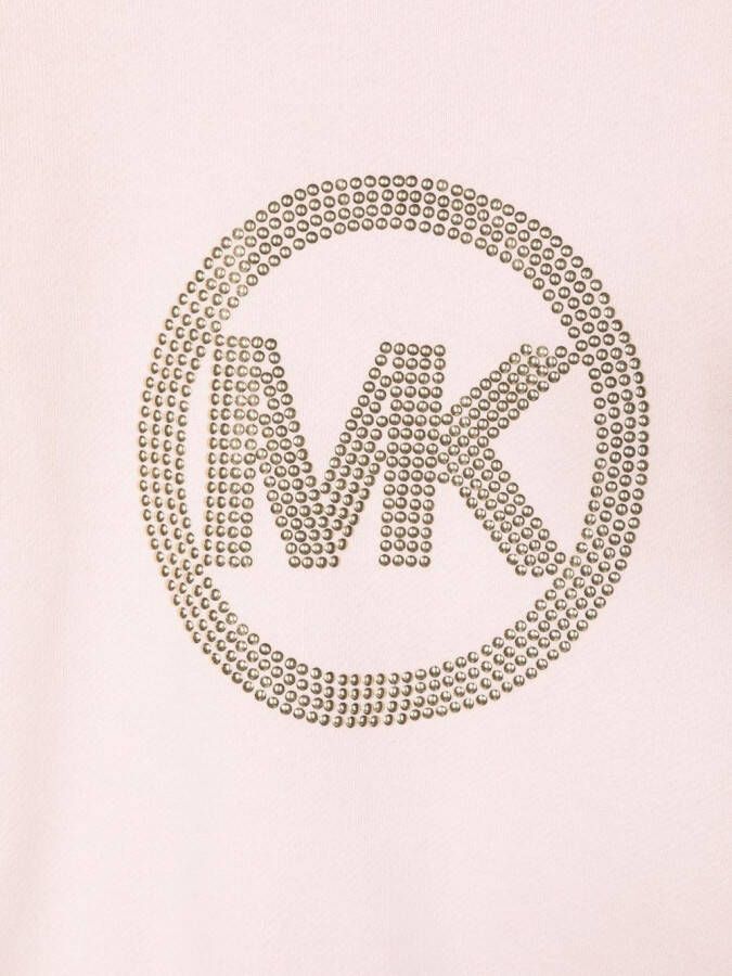 Michael Kors Kids Trui met logo van studs Roze