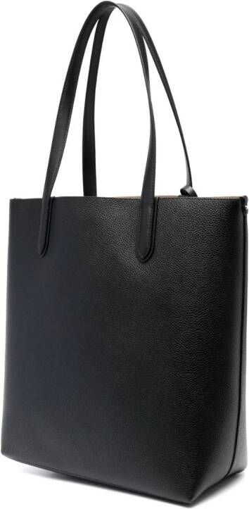 Michael Kors large Eliza reversible leather tote bag Zwart